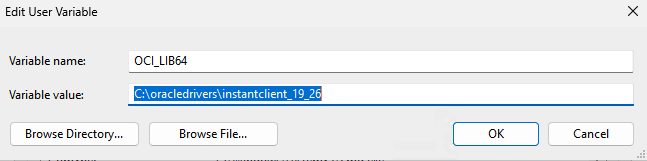 OCI_LIB64 path
